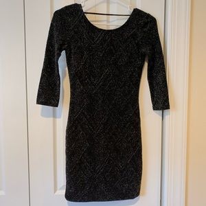 black sparkly party dress